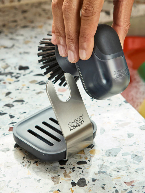 SinkTech Soap-dispenser Palm Brush with Stand