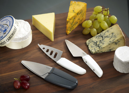 Duo Cheese Knives Set - White