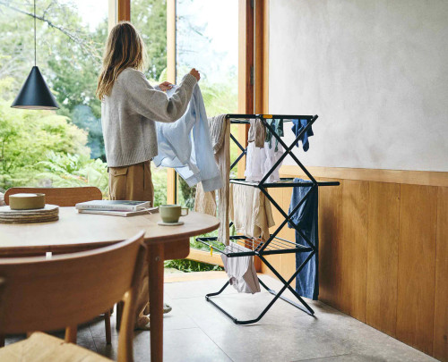 AirFrame™ Folding Airer with Long Garment Hanging Rails