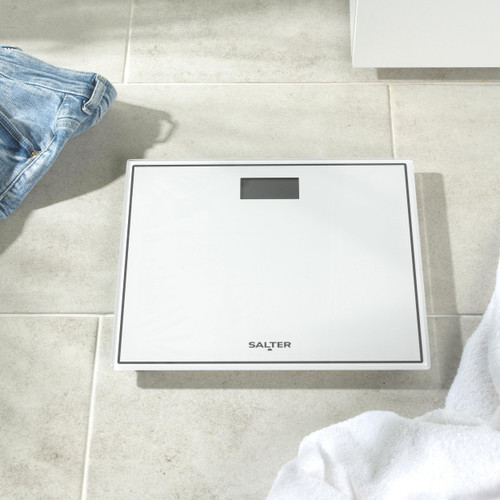 Salter Bathroom - Compact Electronic Scale - White