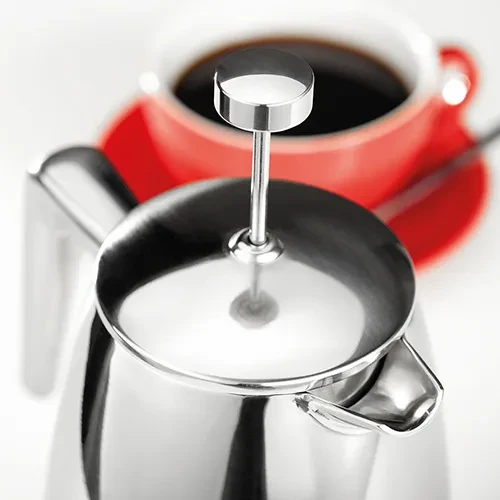 Kitchen 8 Cup Stainless Steel Double Wall Cafetiere