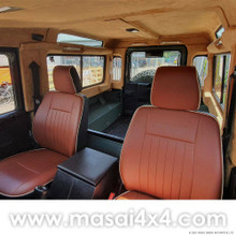 RHL90-SW-BLK - 5 Piece Headlining Kit for Land Rover Defender 90 by Masai 4x4 in BLACK - Matching Sun Visors and A-Pillar Trims also available Image 11