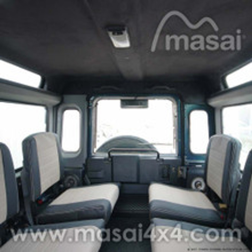 RHL90-SW-BLK - 5 Piece Headlining Kit for Land Rover Defender 90 by Masai 4x4 in BLACK - Matching Sun Visors and A-Pillar Trims also available Image 4