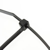 8" Black Wire Tie Strap, Pack of 1000
