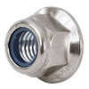 8mm x 1.25mm x 13mm WS, Flanged Nylon Locking Hex Nut, Pack of 25