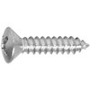 #8 x 1/2" SS Phillips Oval Head Sheet Metal Screw, Pack of 100