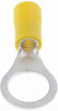 Yellow 3/8" Ring Connector, Pack of 100