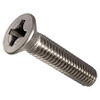 #8-32 x 1/2" SS Phillips Flat Head Machine Screw, Pack of 100