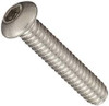 #10-32 x 1/2" SS Button Head Socket Cap Screw, Pack of 25