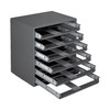 SMALL SLIDE RACK, 6 COMPARTMENTS
