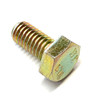 6mm x 1.0mm x 20mm Gold Hex Head Bolt, Pack of 100