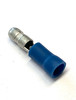 Blue Male Bullet Connector, .157 Diameter, Pack of 25