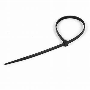 11" Black Wire Tie Strap, Pack of 100