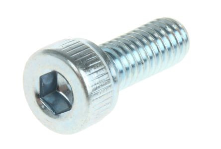 12mm x 60mm Socket Head Cap Screw, Zinc, Pack of 25