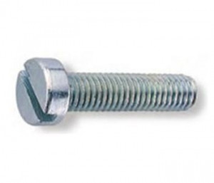 3mm x 10mm Slotted Cheese Head Screw, Zinc, Pack of 25