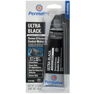 Ultra Black RTV Silicone Gasket Maker, 3 oz. Tube, Carded, Each