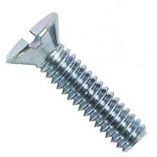 3mm x 6mm Slotted Flat Head Countersunk Screw, Pack of 100