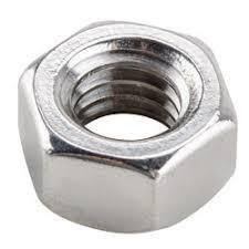 3/8"-16 SS Hex Nut, Coarse Thread, Pack of 100