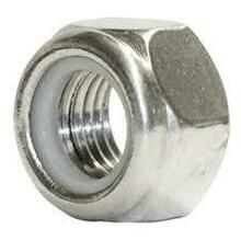 1/4"-20 SS Nylon Locking Hex Nut, Pack of 100