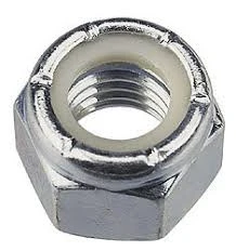 1/2"-13 SS Nylon Locking Hex Nut, Pack of 25