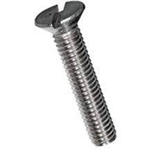 4mm x 12mm x .7mm SS Slotted Flat Head Screw, pack of 25