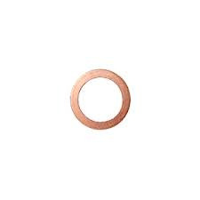 8mm x 12mm Copper Seal Ring, Pack of 100