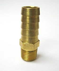 1/4" Male NPT to 1/2" Hose Barb, Each