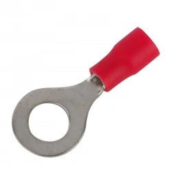 Red 1/4" Ring Connector, Pack of 100