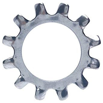 3/8" External Tooth Washer, Pack of 100