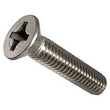 1/4"-20 x 3/4" SS Phillips Flat Head Machine Screw, Pack of 25