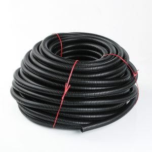 1/4" Black Split Wire Loom, 500 Feet