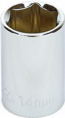14mm 3/8" Drive Socket, 6 Point, Pack of 2