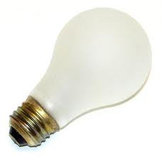Rough Service Bulb, Incandescent, 75 W, Each
