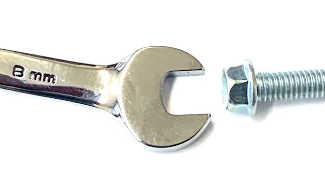 6mm x 10mm x 8mm WS, Flanged Hex Head Bolt, Pack of 10