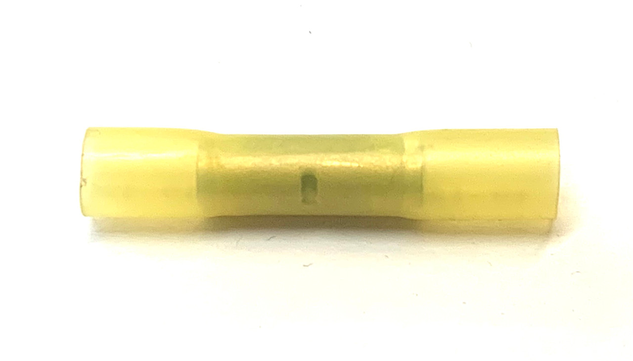 Yellow Heat Shrink Butt Connector, Pack of 25