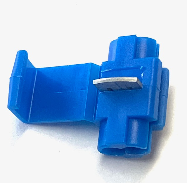 Blue Scotch Lock, 16-14 gauge, Pack of 25