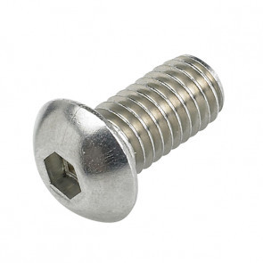 6mm x 12mm Zinc Button Head Cap Screw, Pack of 100