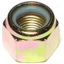 3/4"-16 Grade 8 Fine Thread Nylon Locking Hex Nut, EACH