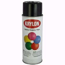Krylon 12 oz. Spray Paint, Gloss Black, Case of 6