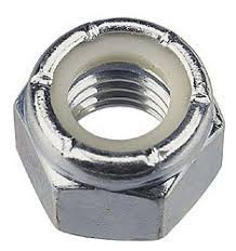 3/8"-16 SS Nylon Locking Hex Nut, Pack of 25