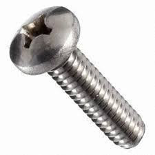 4mm x 20mm x .7mm SS Phillips Pan Head Screw, Pack of 25