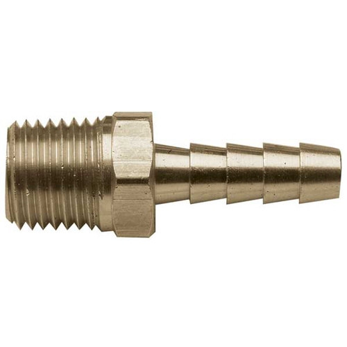 1/4" Male NPT to 1/8" Hose Barb, Each