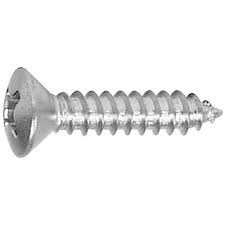#8 x 1" SS Phillips Oval Head Sheet Metal Screw, Pack of 100