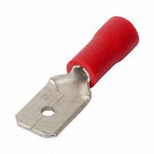 Red Male Spade Connector, Pack of 100