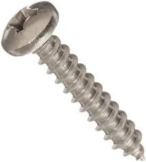 #10 x 1 1/4" SS Phillips Pan Head Sheet Metal Screw, Pack of 25