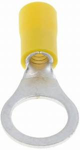 Yellow 3/8" Ring Connector, Pack of 25