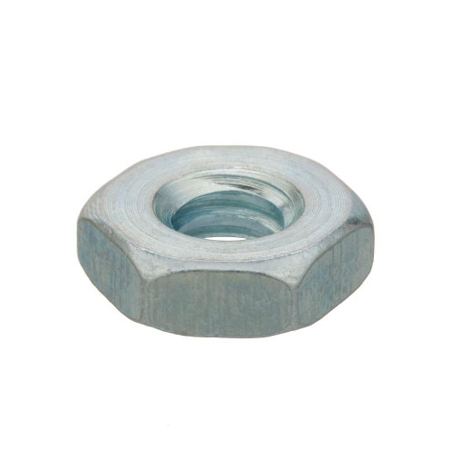 10-24 Coarse Standard Hex Nut, Zinc Plated, Pack of 25