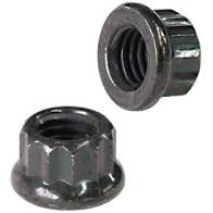 8mm x 1.25mm 12 Point Smooth Flanged Nut, Pack of 10