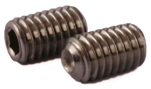 10-24 x 1/2 Cup Point Set Screw, Pack of 25