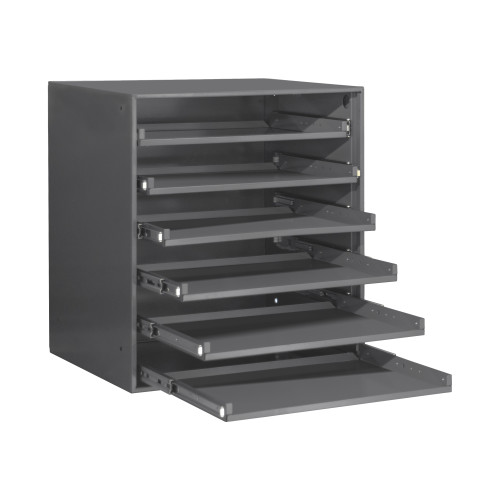 LARGE HEAVY DUTY BEARING SLIDE RACK, 6 COMPARTMENTS